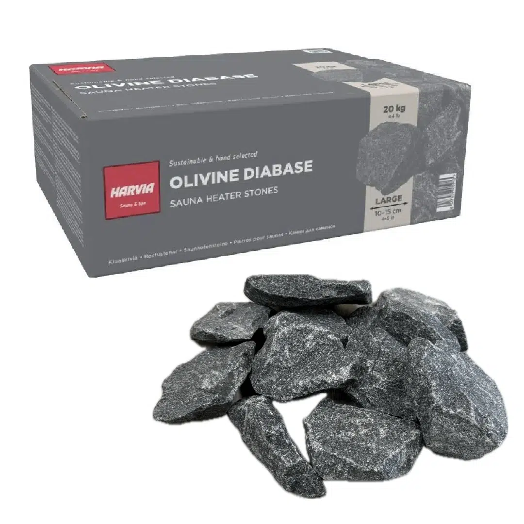 Harvia Sauna Stones (10 -15 cm, 20 kg) x 3 boxes